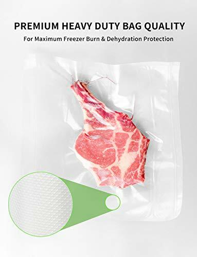 2 Rolls 8″ x 50′ 11″ x 50′ Vacuum Sealer Bags for Food Saver Seal Storage
