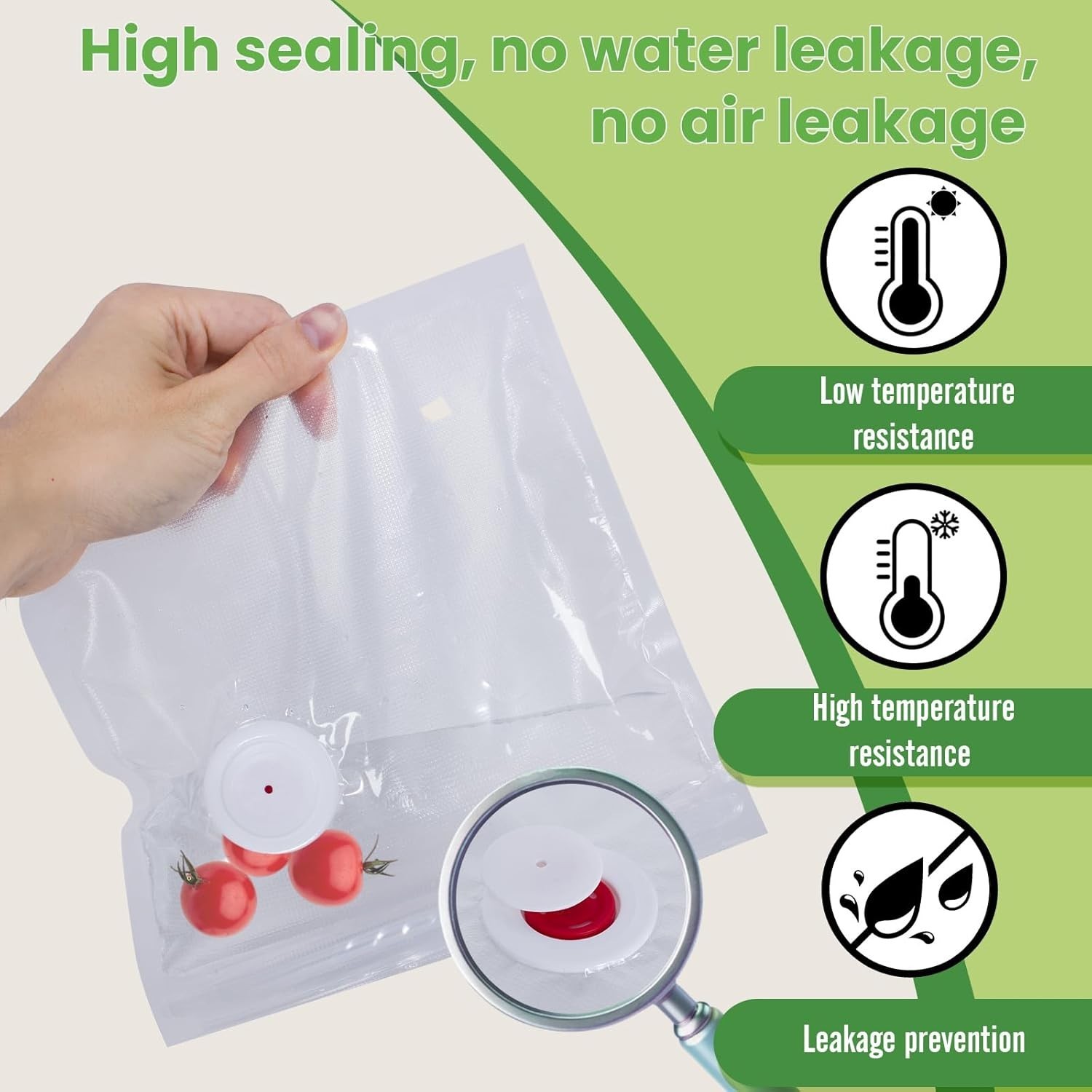 Versatile 30 Pack Vacuum Seal Bags for Meat & Seafood, BPA-Free & Heavy-Duty