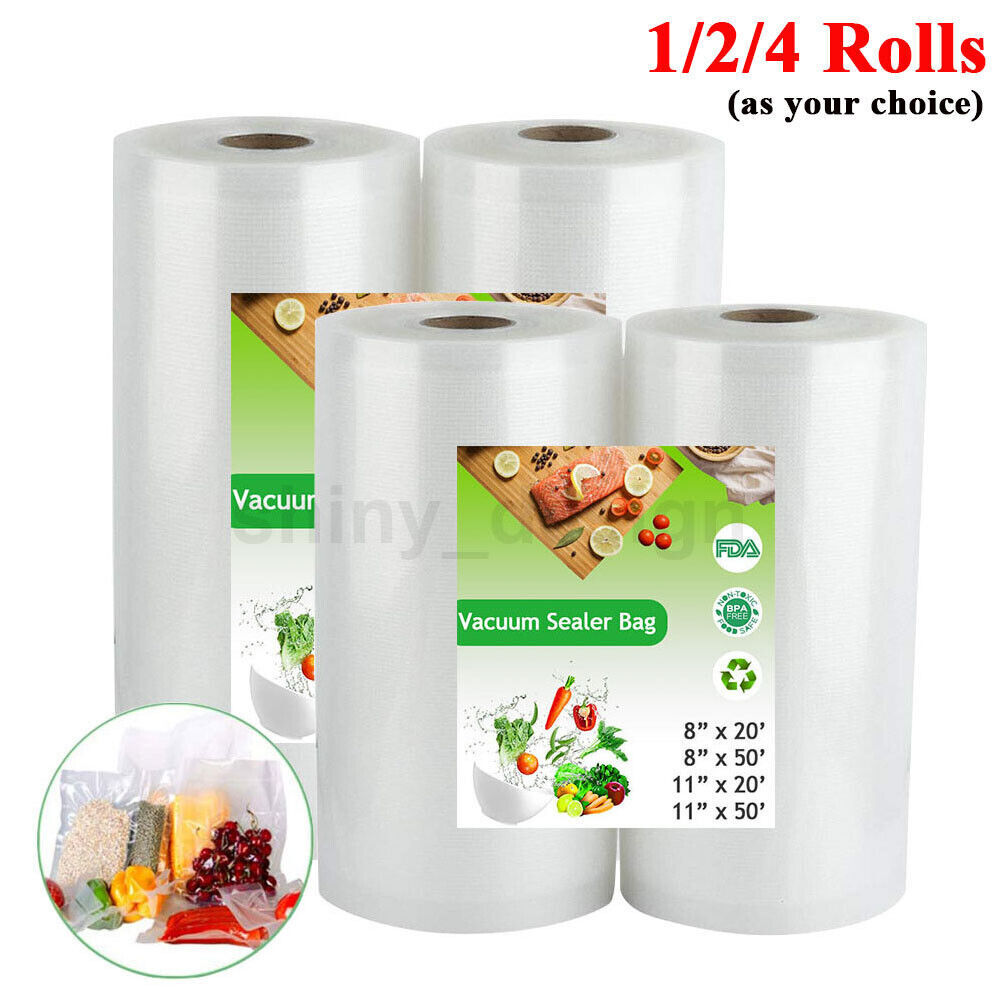 Commercial Grade Vacuum Sealer Bags – 4 Mil Thick PA/PE | BPA Free, Giant Rolls