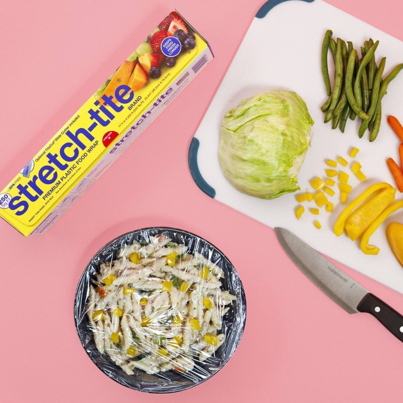 Stretch-Tite Plastic Food Wrap – 250 sq ft: BPA-Free, Multipurpose