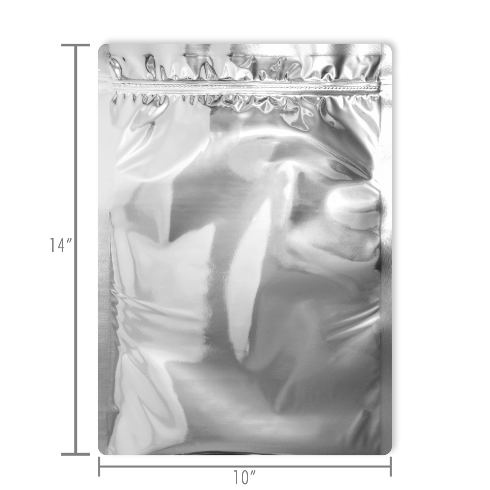 PackFreshUSA Wholesale: 1000 Pack Gallon Seal-Top Standard Mylar Bags 10″ x 14”