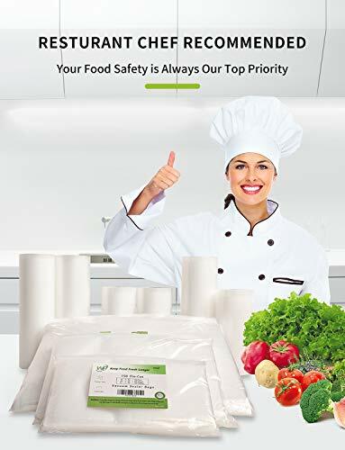 2 Rolls 8″ x 50′ 11″ x 50′ Vacuum Sealer Bags for Food Saver Seal Storage