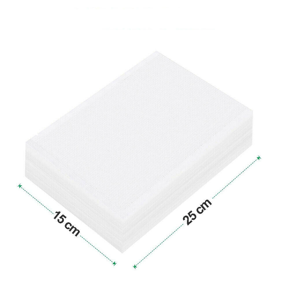 Quart Vacuum Sealer Bags 8×12 6×10 Embossed Food Saver Storage Package Kitchen