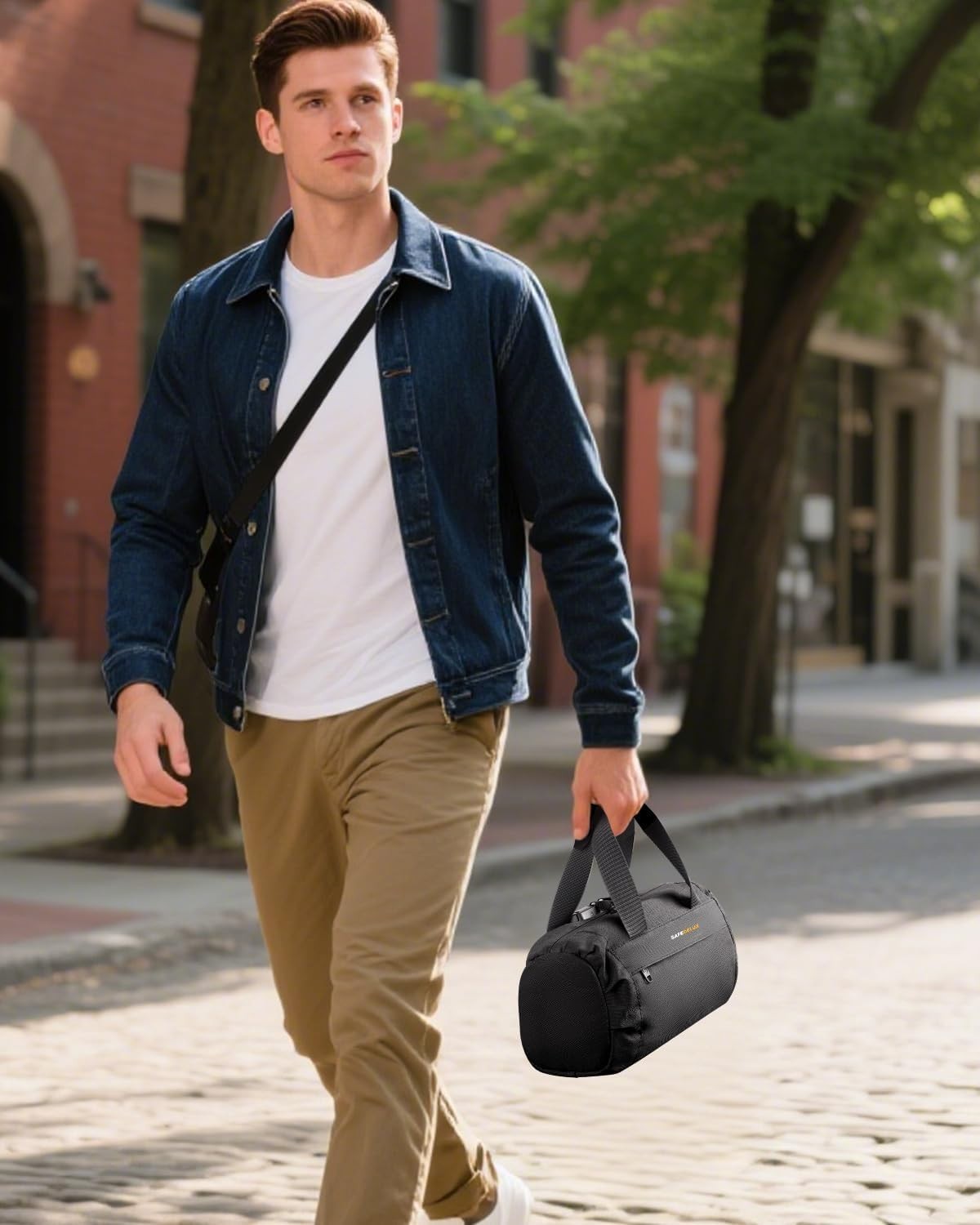 Smell Proof Bag with Combination Lock Odor Resistant Travel Storage Case