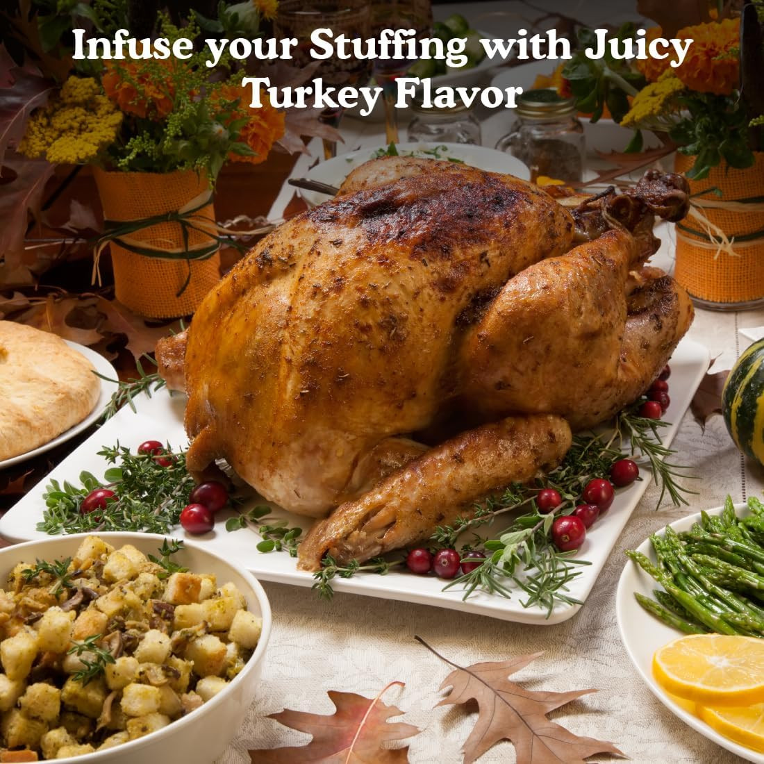Turkey Stuffing Bags 100%Cotton Mesh Bag Allows Poultry Juice to Flavor Dressing