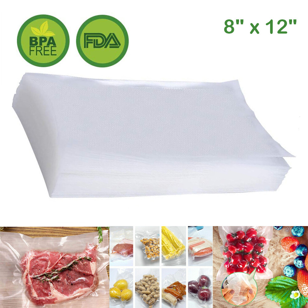 4 Mil Vacuum Sealer Bags Rolls 8″x50′ & 11″x50′ FoodSaver Compatible BPA Free