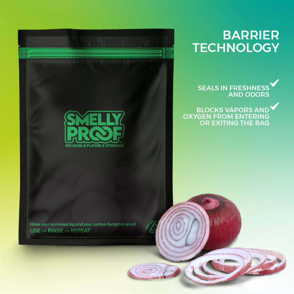 SmellyProof BLACK Smell Proof 5 mil Bags 7 Sizes / 5 – 100 Sacks / bear odor