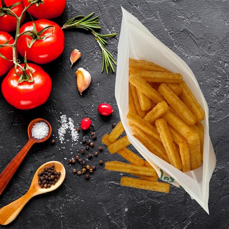 FPN Snack Bags, BPA Free, Biodegradable, Plastic storage bags – 200 – 4 CT