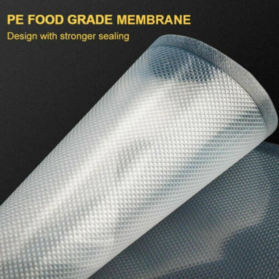 100 Packs Vacuum Sealer Bags 6″x10″ 8″x12″ Embossed Food Saver Storage Package