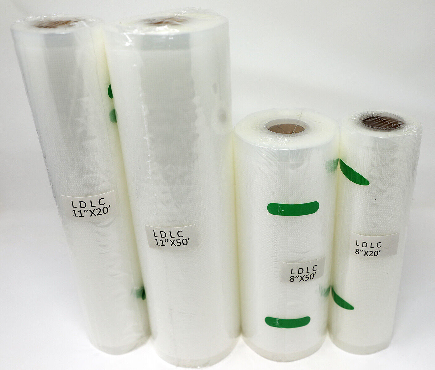 4 Mil Vacuum Sealer Bags Rolls 8″x50′ & 11″x50′ FoodSaver Compatible BPA Free