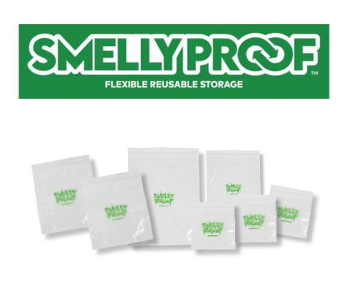SmellyProof CLEAR Smell Proof Bags 7 Sizes / x5 or LOT of Sacks / FREE SHIP bear