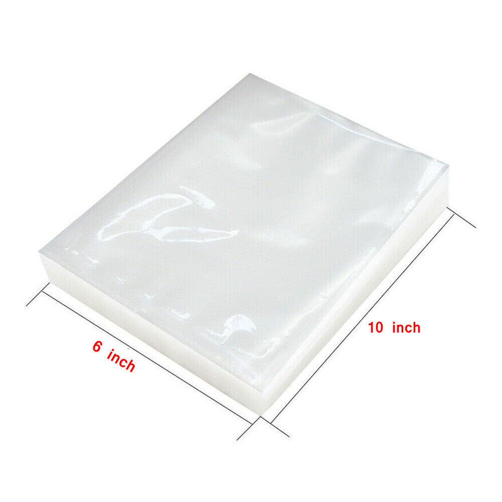 100-1000 packs Vacuum Sealer Bags 6×10 8×12 Embossed Food Saver Storage Package