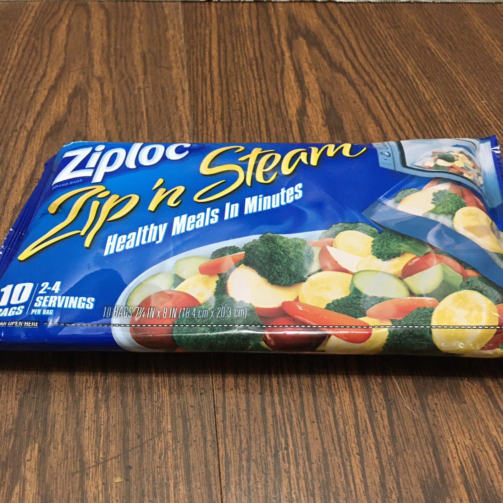 Ziploc Zip’N Steam Medium Cooking Bag-Pack of 10~DISCONTINUED – NEW SEALED