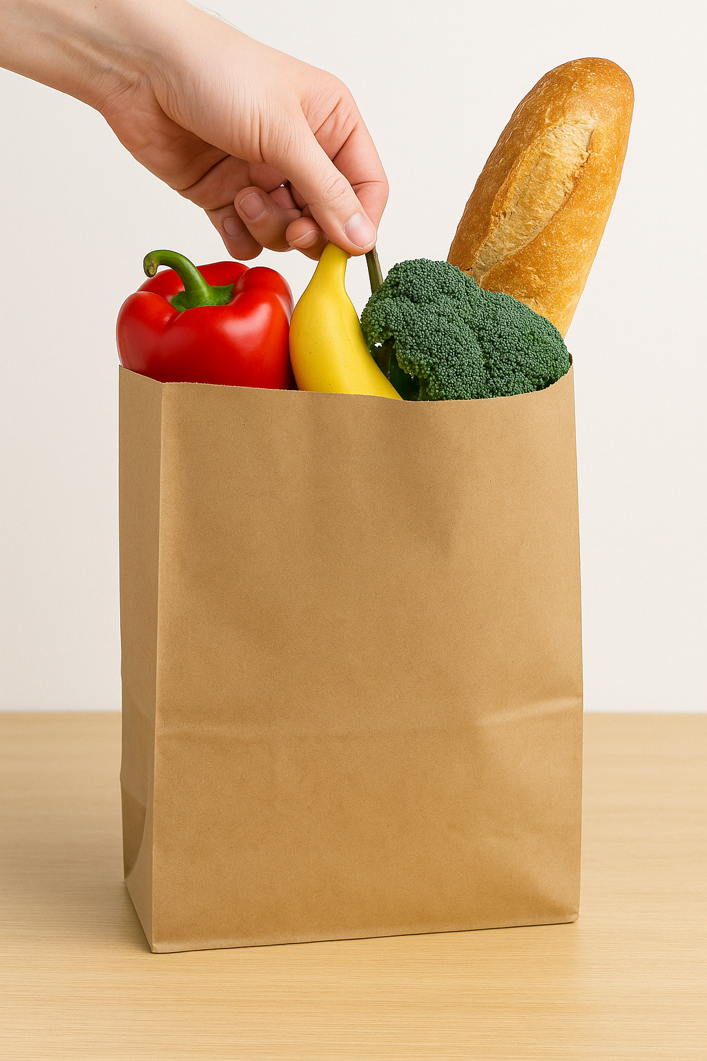 #6 Kraft Paper Bags 6×3.6×11″ Brown Lunch Grocery Sacks Bulk 50-1000 PCS