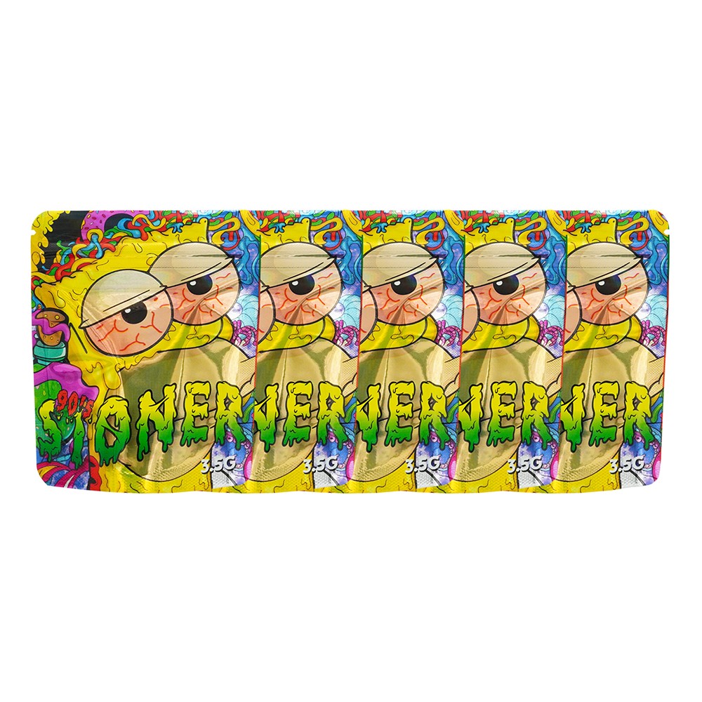 4×5″ 3.5g Graffiti Cartoon Smell Proof Stand Up Mylar Zip Storage Bags 100Pcs