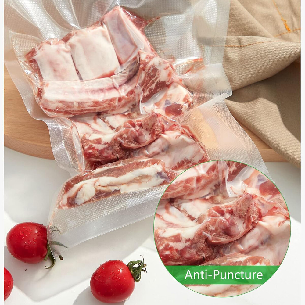 6″x10″ 8″x12″ 11″x16″ Vacuum Sealer Bags Precut Food Saver Embossed Storage Bags