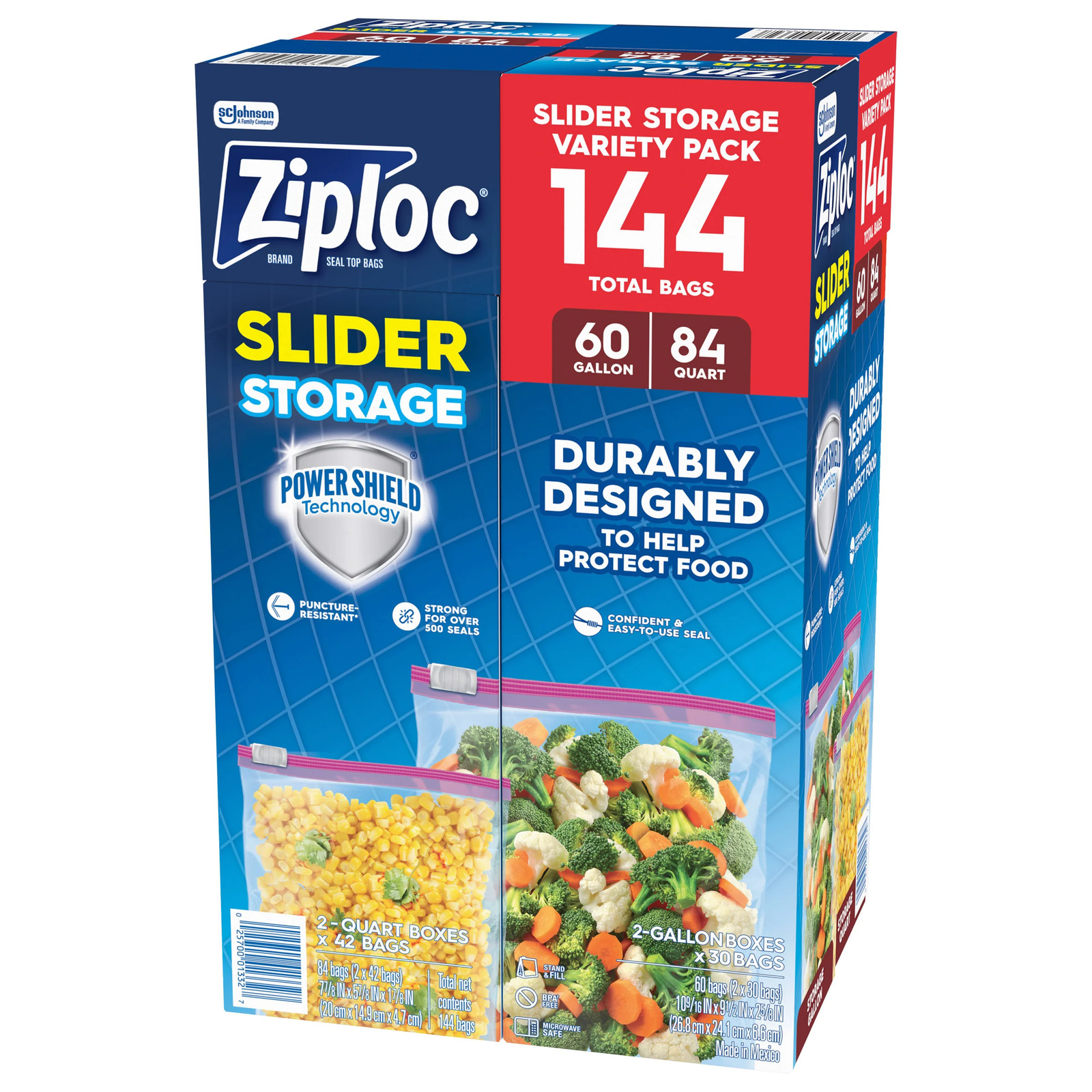 ZIPLOC STORAGE VARIETY 144 CT
