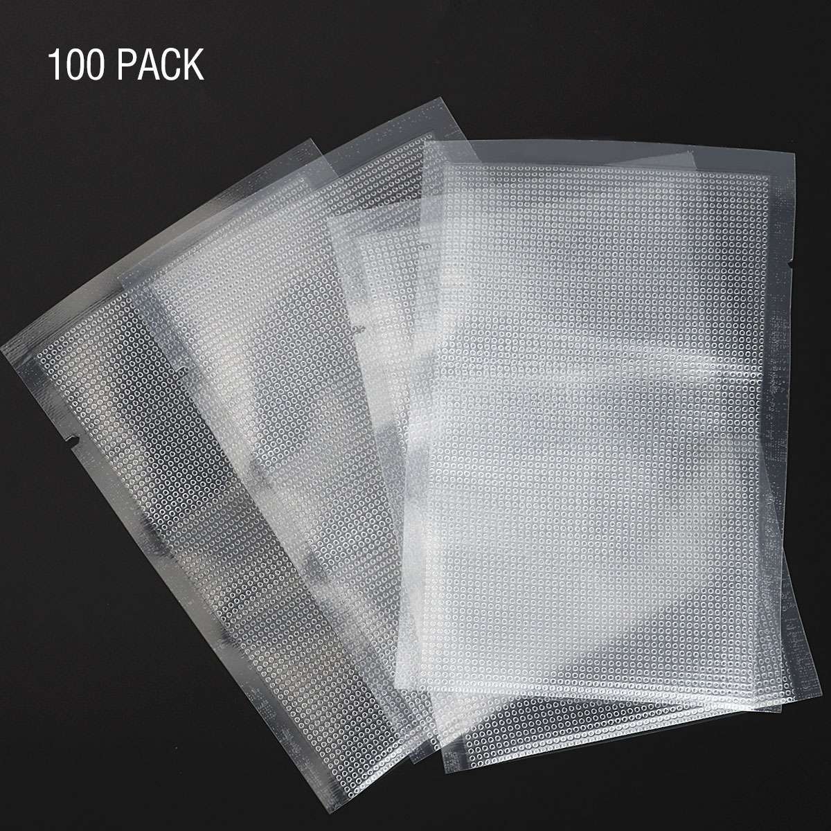 100/200/300 packs Vacuum Sealer Bags 8x12cm Embossed Food Saver Storage Package