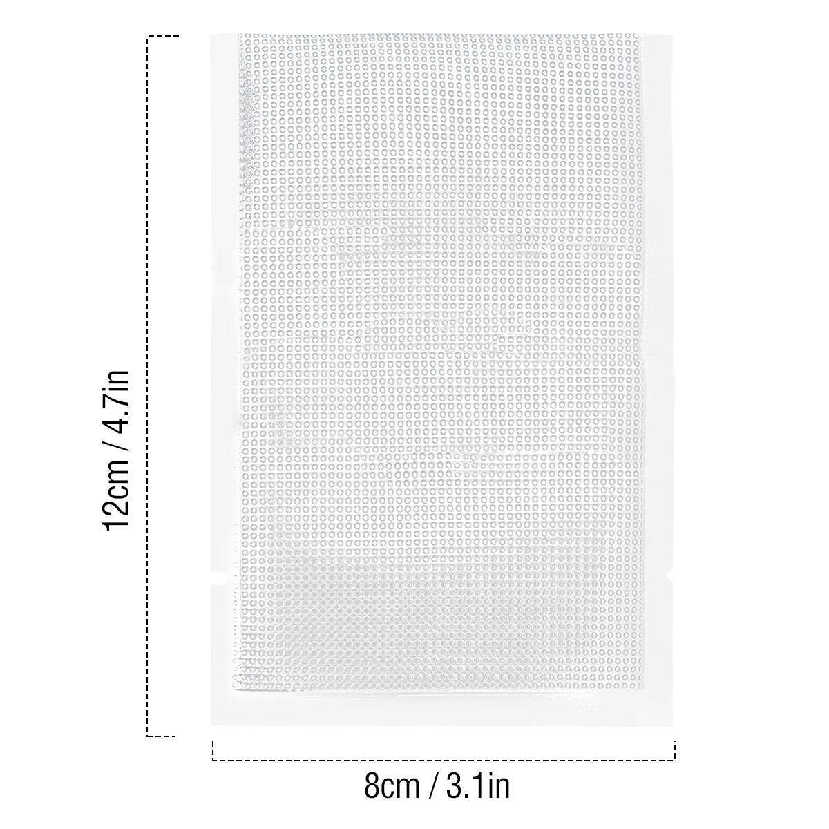 100/200/300 packs Vacuum Sealer Bags 8x12cm Embossed Food Saver Storage Package