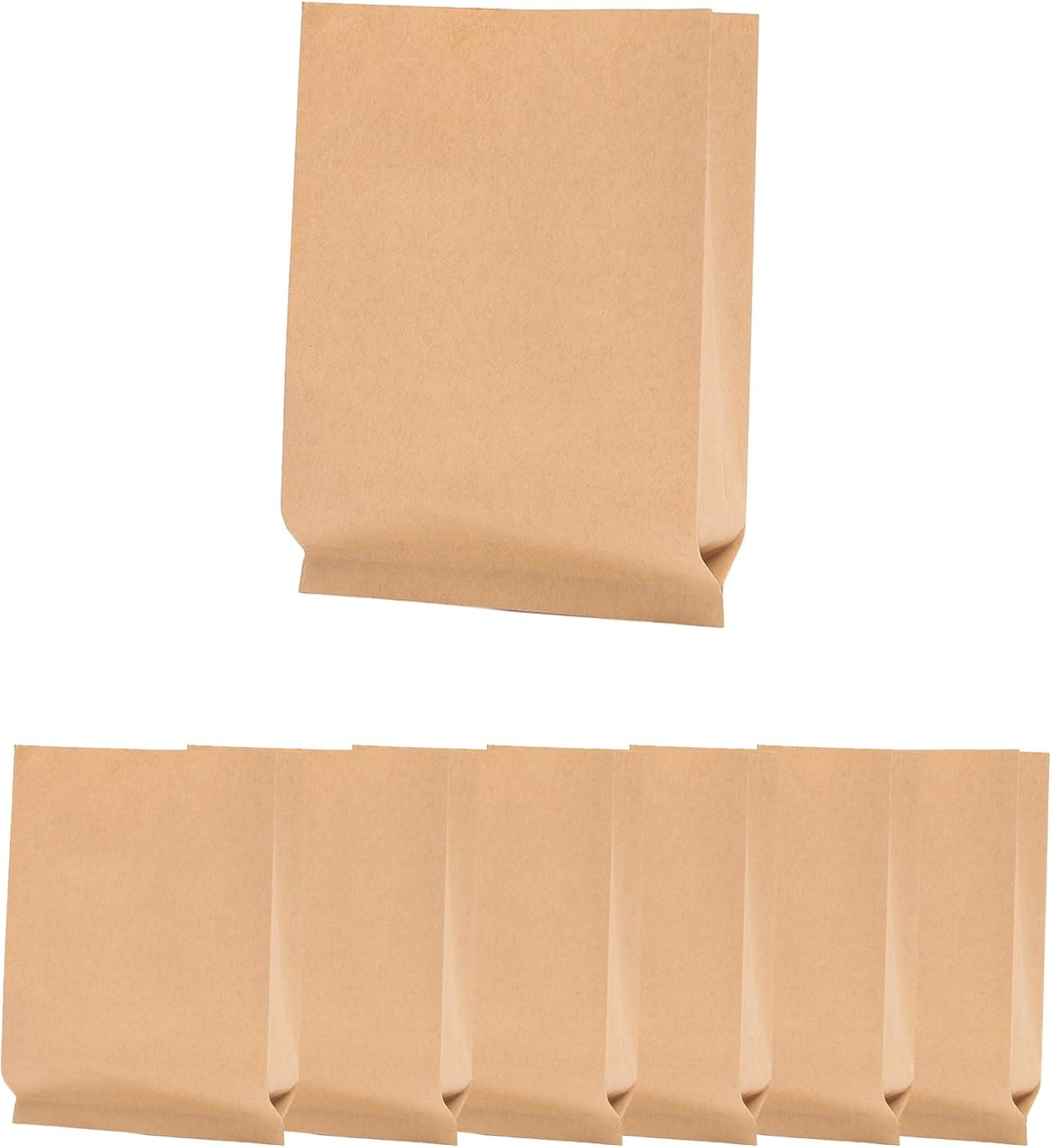 MYUBWTF 100 Pack Breakfast Paper Bags Deli Bags, 8 X 6 Inch Kraft Dry Wax Paper