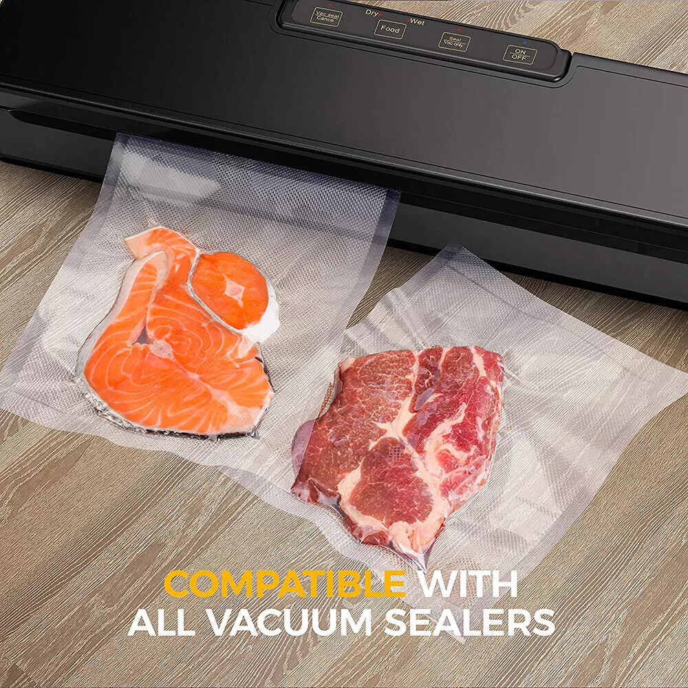 2 Rolls Boxlegend 8″x50′ 11″x50′ 8″x20′ 11×25″ Vacuum Sealer Bags Food Saver