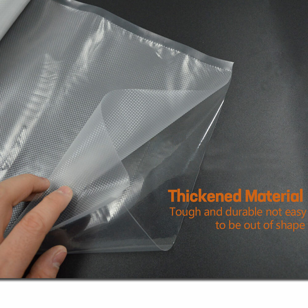 500/1000 Quart Vacuum Sealer Bags 8×12 7×10 Embossed Food Saver Storage Package
