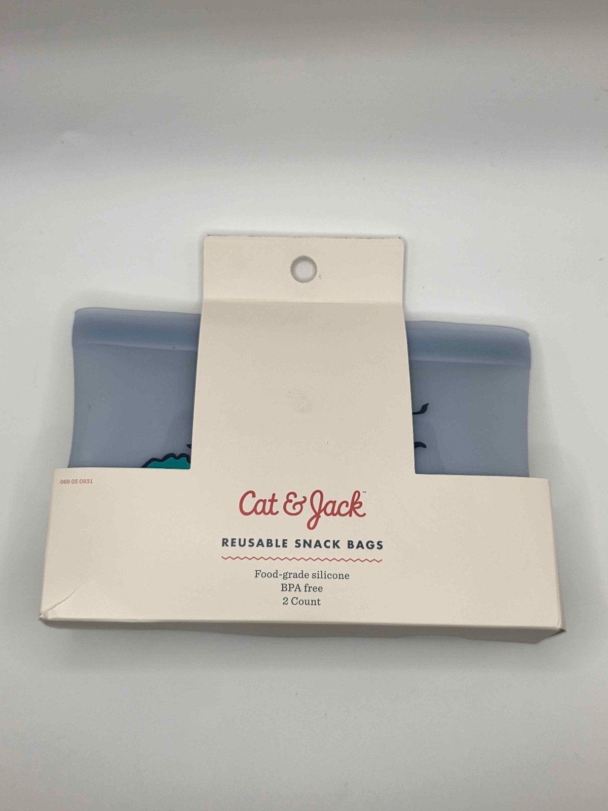 Cat & Jack Reusable Snack Bags 2 Count Food-Grade Silicone BPA Free