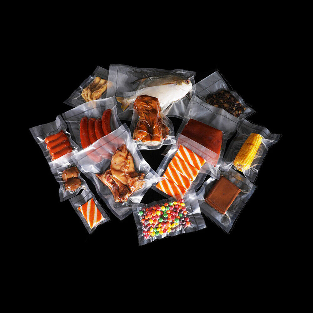 100-1000 packs Vacuum Sealer Bags 6×10 8×12 Embossed Food Saver Storage Package